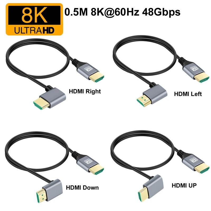 0.5M Ϸ HD 8K@60Hz 4K@120Hz 48Gbps Ultra HDR V2.1 1080P HDMI  HDTV PS4 ġ ///Ʒ  ̺